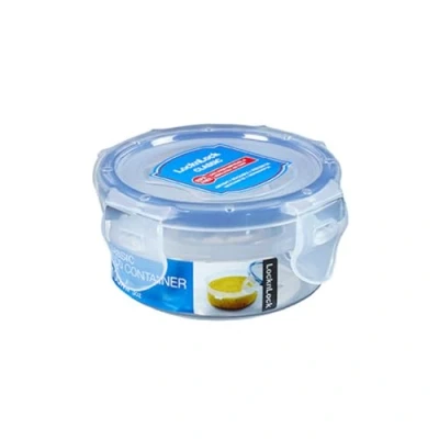 Abbildung von LocknLock PP Classic Frischhaltedose, 100ml, Ø 89 x 43 mm, 100 % luft und wasserdicht, Cleveres Verschluss System, Vorratsdose für Kühlschrank &amp; Gefrierfach