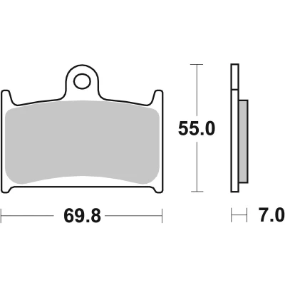 Abbildung von TRW Organic Allround MCB690 Bremsbelagsatz