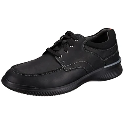 Abbildung von Clarks Herren Donaway Edge Oxford, Black Leather, 41.5 EU