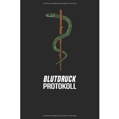 Abbildung von Blutdruckprotokoll: DIN A5 ähnlich I 120 Seiten 22 Tage pro Seite 2500+ Messungen/Tage Kontrolle Blutdruck Messtabelle Bluthochdruck Tabelle Notizbuch
