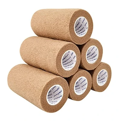 Abbildung von COMOmed selbstklebender verband elastische binde handgelenk bandage pflaster rolle Dog Bandagen Tierische Farbe 10 cm X 6 Bände
