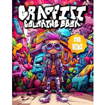 Abbildung von Graffiti Coloring Book for Kids: 50+ Street Art Pages Boys and Girls