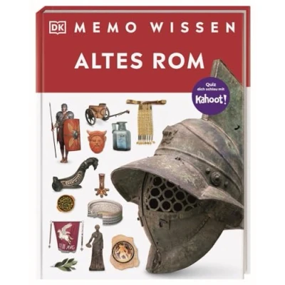 Abbildung von memo Wissen. Altes Rom: Kaiser, Gladiatoren, Legionäre: Kompetentes Sachwissen und kahoot Quizfragen. Für Kinder ab 8 Jahren