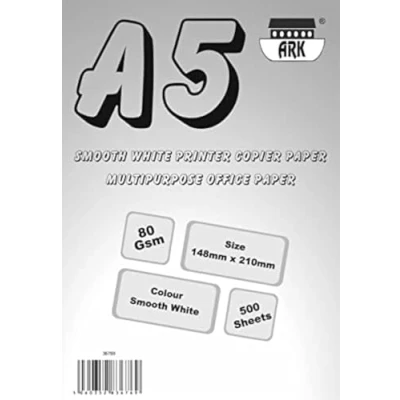 Abbildung von ARK A5 Papier für jeden Tag, 80 g/m², glatt, Weiß, 500 Blatt