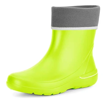 Abbildung von Ladeheid Damen federleichte Eva Thermo Gummistiefel gefüttert LA CA 08 (Limone, 36/37 EU)