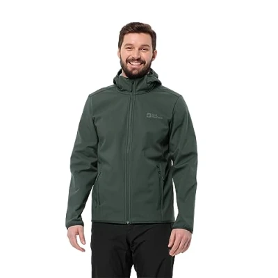 Abbildung von Jack Wolfskin Bornberg Softshelljacke, Herren, Größe: XXL, Black olive
