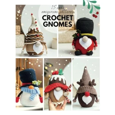 Abbildung von Сrochet gnome patterns: 15 easy Amigurumi patterns (Crochet gnomes)