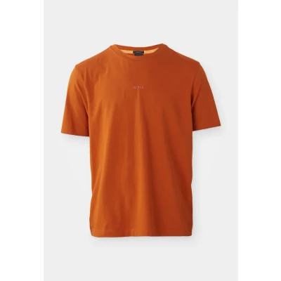 Abbildung von BOSS Tshirt basic, Herren, Größe: Large, Open orange