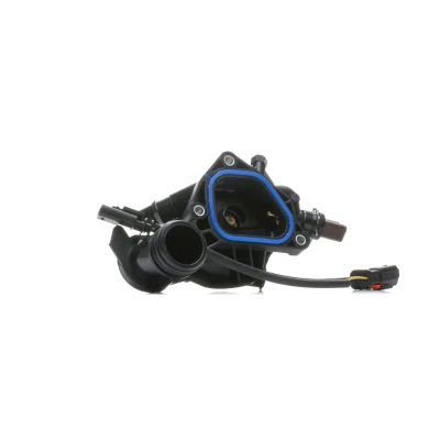 Abbildung von FEBI BILSTEIN 170321 Kühlwasserthermostat 105 mit Dichtung Kabel, Temperaturschalter Gehäuse CITROËN: C3 II, C5 III Estate, C4 Picasso 1