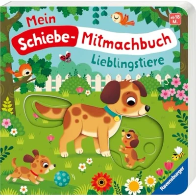 Abbildung von Lieblingstiere: Spielbuch mit spannenden Schiebe Elementen zum Bewegen und Entdecken für Kleinkinder ab 18 Monaten