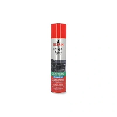 Abbildung von NIGRIN Cockpit Spray Meeresbrise, 400 ml, reinigt die Kunststoff Oberflächen im Auto, farbauffrischend, antistatisch, 1 Stück (1er Pack)