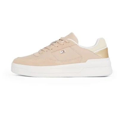 Abbildung von Tommy Hilfiger Essent Basket Metallic Sneaker low, Damen, Größe: 42, Misty blush Schuhe
