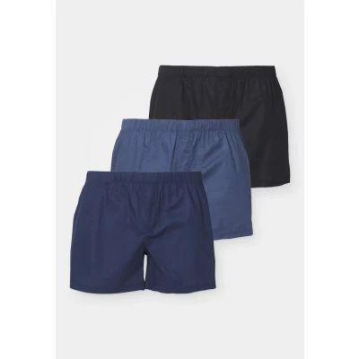 Abbildung von Jack &amp; Jones Jacmilano 3 PACK Boxershorts, Herren, Größe: 4XL, Vintage indigo/naval academy/black