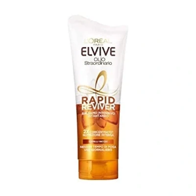 Abbildung von L&#039;Oréal Paris Rapid Reviver Elvive Außergewöhnliches Öl, angereichert mit Aminosäure und Jojobaöl, für trockenes Haar, 180 ml