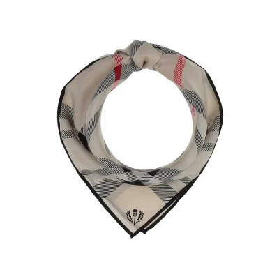 Abbildung von Fraas Plaid Nicki Tuch, Damen, Größe: One Size, Butter cream