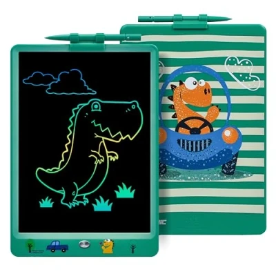Abbildung von DYNASONIC DYNA PM Dinosaurier Schreibtafel Kinder 10 Zoll, LCD Zeichentablett Magnetisches Whiteboard Spielzeug Geschenk 2 3 4 5 6 7 8 Jahre alt
