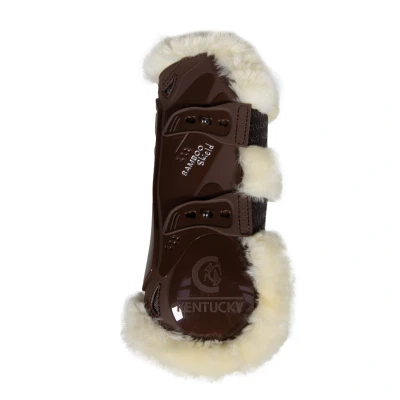 Abbildung von Kentucky Gamaschen Bamboo Elastic Vegan Sheepskin Braun M
