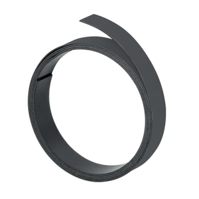 Abbildung von FRANKEN Magnetband, 100 cm x 10 mm, beschriftbar, zuschneidbar, schwarz, M802