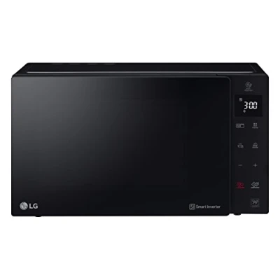 Abbildung von LG MH6535GIS Mikrowelle mit Smart Inverter Technologie &amp; Quarz Grill, 25 Liter Kapazität, 1000 W, Automatikprogramme, einstellbare Leistungsstufen für optimales Garen und EasyClean Funktion, Schwarz