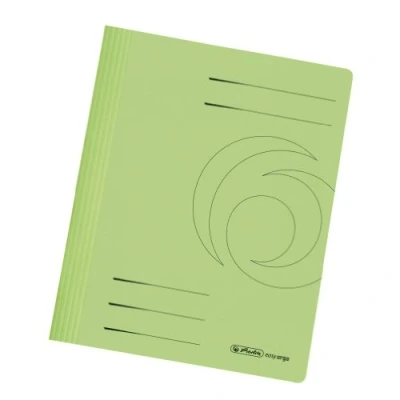 Abbildung von Herlitz 11037090 Schnellhefter A4 Karton gefaltet hellgrün intensiv 10er Packung