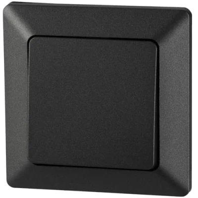 Abbildung von Unterputz Wechselschalter IP44, All in One, Serie C1 anthrazit