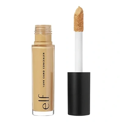 Abbildung von e.l.f. 16HR Camo Concealer, hoch pigmentiert, mit intensiver Deckkraft, mattes Finish, vegan &amp; tierversuchsfrei, Deep Caramel, 6ml