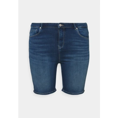Abbildung von ONLY Carmakoma Carlaola LIFE Jeans Shorts, Damen, Größe: 50, Medium blue denim