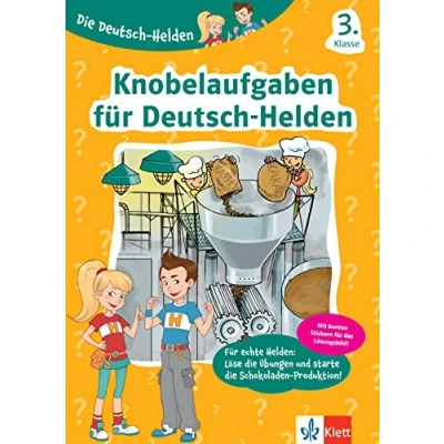 Abbildung von Klett Knobelaufgaben für Deutsch Helden 3. Klasse: Grundschule mit Stickern (Die Helden)