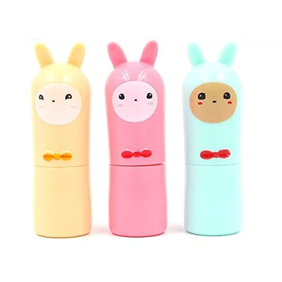 Abbildung von Namvo 3Pcs Leere Lippenbalsam Tuben Behälter DIY Kunststoff mit Kappe für Make Up Kosmetik Reise Alltag