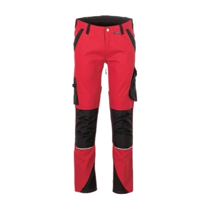 Abbildung von Planam Norit Herren Bundhose rot schwarz Modell 6407 Größe 52