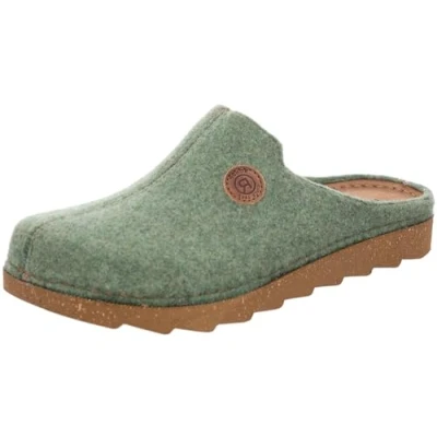 Abbildung von Rohde Herren Pantoffel Hausschuh Softfilz Foggia H 7100, Größe:45 EU, Farbe:Grün