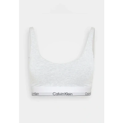 Abbildung von Calvin Klein Underwear Lightly Lined Bralette ICON trägerloser/variabler BH, Damen, Größe: Large, Grey heather