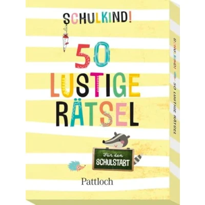 Abbildung von Schulkind! 50 lustige Rätsel für den Schulstart: in Kartenformat Grundschüler ab 6 Jahren (Mädchen und Jungen) (Kleine Geschenke zur Einschulung &amp; die Schultüte)