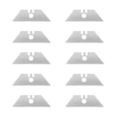Abbildung von Wedo 7882 Cutter Ersatzklingen Trapez (für Linkshänder, 61 x 19 mm)10 Stück, silber
