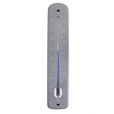 Abbildung von Großes Außenthermometer 380mm Gartenthermometer Outdoor für den Einsatz in Garten Gewächshaus Terrasse Sonne Schuppen Schrebergärten Wand Klassisches Thermometer Innen Außen