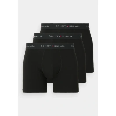 Abbildung von Tommy Hilfiger Herren 3P Boxer Brief DTM Um0Um03458 Boxershorts, Black (Black/Black/Black), L