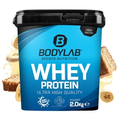 Abbildung von Bodylab24 Whey Protein Pulver, Bananenbrot, 2kg