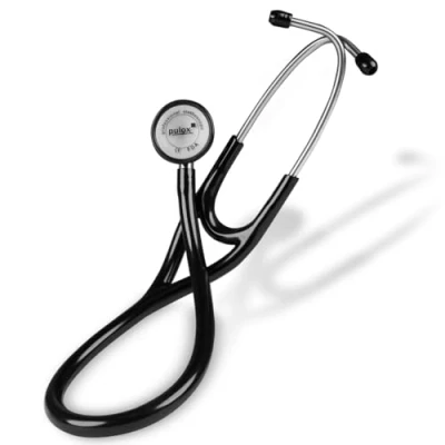 Abbildung von Pulox Kardiologie Stethoskop Professionelles Einschlauchstethoskop mit Doppelkopf aus Edelstahl