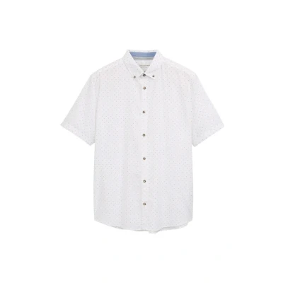 Abbildung von TOM Tailor Printed Hemd, Herren, Größe: Large, White dot design