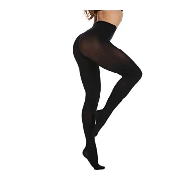 Abbildung von Frola Nur die Damen Strumpfhose 80 Den Blickdicht Microfaser Weich Damenstrumpfhose (L/XL, Schwarz)