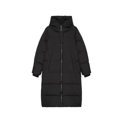 Abbildung von Marc O&#039;Polo Damen Daunenmantel mit Stehkragen wasserabweisend, Schwarz (Black), 42