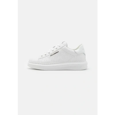 Abbildung von KARL Lagerfeld Kapri MENS Monogram Emboss Sneaker low, Herren, Größe: 40, White Schuhe