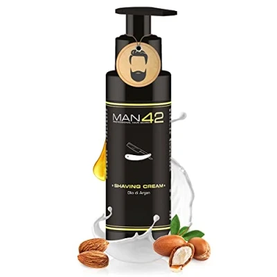 Abbildung von MAN42 Rasiercreme, Rasierschaum für die leichte Rasur, Shaving Cream 100ml