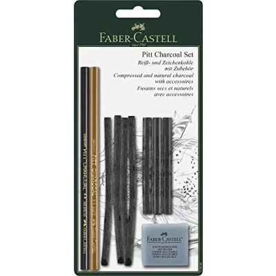 Abbildung von FABER CASTELL 112996 10 teiliges PITT Charcoal Set
