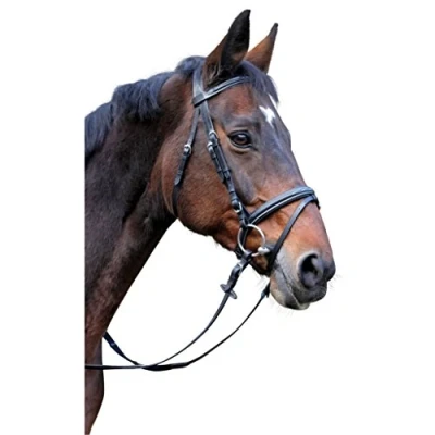 Abbildung von Kerbl Trense Classic Leder Schwarz Pony