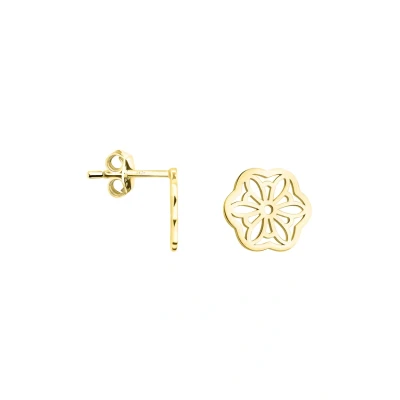 Abbildung von SOFIA MILANI Damen Ohrringe 925 Silber vergoldet/golden Blumen Ohrstecker E1910