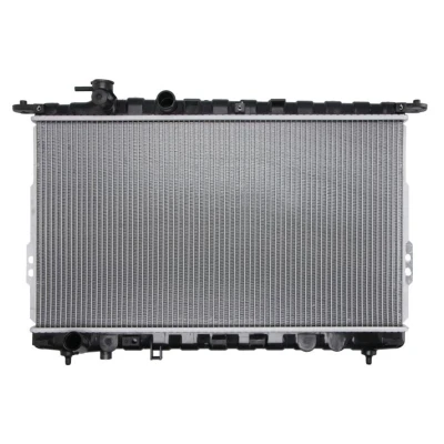 Abbildung von NRF 53642 Kühler, Motorkühlung Aluminium 718 400 18 Kühlrippen gelötet