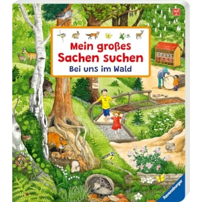 Abbildung von Mein großes Sachen suchen: Bei uns im Wald
