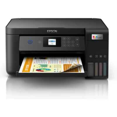 Abbildung von Epson EcoTank ET 2850 A4 Multifunktions Wi Fi Tintentankdrucker, mit einem im Lieferumfang enthaltenen Vorrat an Tinten bis zu 3 Jahren