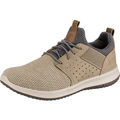 Abbildung von Skechers Delson Slipper, Herren, Größe: 43, Taupe Schuhe